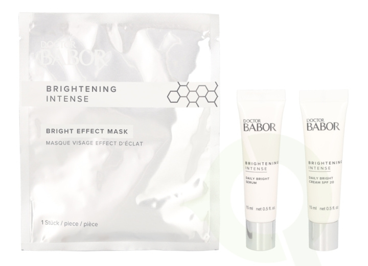 Babor Brightening Intense Try Me Set 30 ml Cream SPF20 15ml/Serum 15ml/Effect Mask ryhmässä KAUNEUS JA TERVEYS / Lahjapakkaukset / Naisten lahjapakkaukset @ TP E-commerce Nordic AB (C49149)