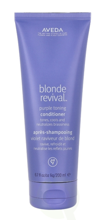 Aveda Blonde Revival Purple Toning Conditioner 200 ml ryhmässä KAUNEUS JA TERVEYS / Hiukset &Stailaus / Hiustenhoito / Hoitoaine @ TP E-commerce Nordic AB (C49322)