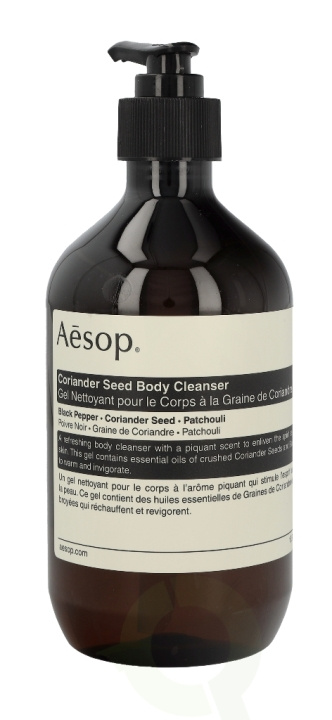 AESOP Coriander Seed Body Cleanser 500 ml ryhmässä KAUNEUS JA TERVEYS / Ihonhoito / Kehon hoito / Kylpy- ja suihkugeelit @ TP E-commerce Nordic AB (C49327)