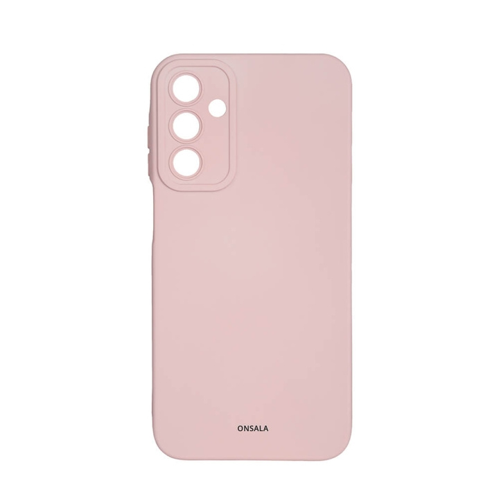 Onsala Backcover Sil Touch Samsung A15 5G/A15 4G Chalk Pink ryhmässä ÄLYPUHELIMET JA TABLETIT / Puhelimen suojakotelo / Samsung @ TP E-commerce Nordic AB (C49431)