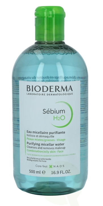 Bioderma Sebium H2O 500 ml ryhmässä KAUNEUS JA TERVEYS / Ihonhoito / Kasvot / Puhdistus @ TP E-commerce Nordic AB (C49576)