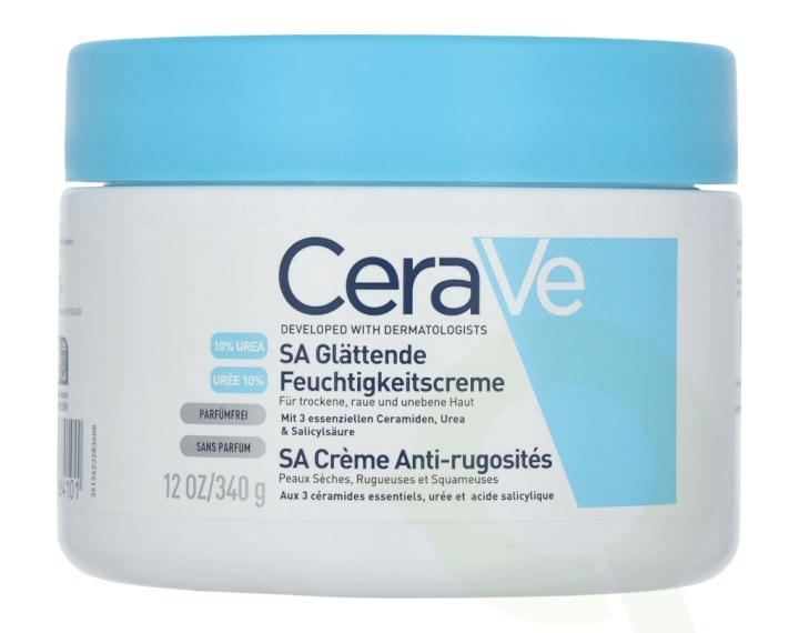 Cerave SA Smoothing Cream 340 gr For Dry, Rough, Bumpy Skin ryhmässä KAUNEUS JA TERVEYS / Ihonhoito / Kehon hoito / Vartalovoide @ TP E-commerce Nordic AB (C49611)