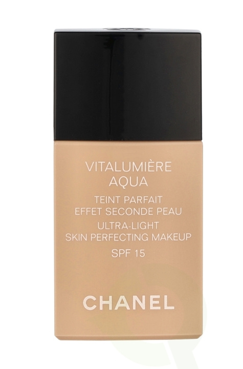 Chanel Vitalumiere Aqua Ultra-Light Makeup SPF15 30 ml #50 Beige - Ultra Light ryhmässä KAUNEUS JA TERVEYS / Meikit / Meikit Kasvot / Meikkivoide @ TP E-commerce Nordic AB (C49681)