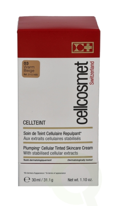 Cellcosmet Cellteint 30 ml #03 Warm Beige ryhmässä KAUNEUS JA TERVEYS / Ihonhoito / Kasvot / Naamiot @ TP E-commerce Nordic AB (C49769)