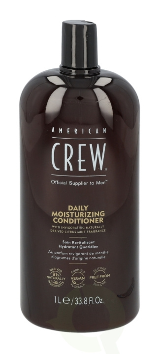 American Crew Daily Moisturizing Conditioner 1000 ml 91% Naturally Vegan ryhmässä KAUNEUS JA TERVEYS / Hiukset &Stailaus / Hiustenhoito / Hoitoaine @ TP E-commerce Nordic AB (C49853)