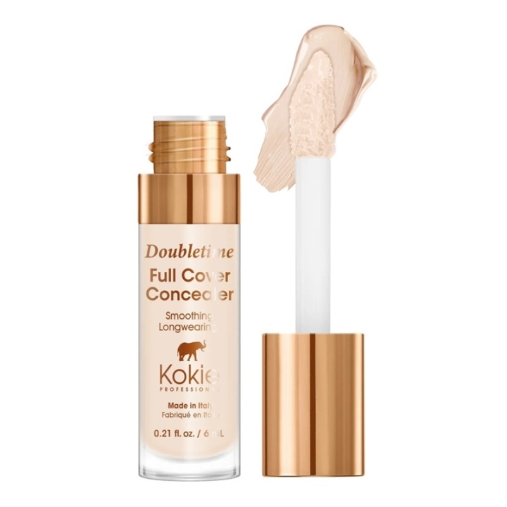 Kokie Cosmetics Kokie Doubletime Full Cover Concealer - 107 Fair Ivory ryhmässä KAUNEUS JA TERVEYS / Meikit / Meikit Kasvot / Peitevoide @ TP E-commerce Nordic AB (C49873)