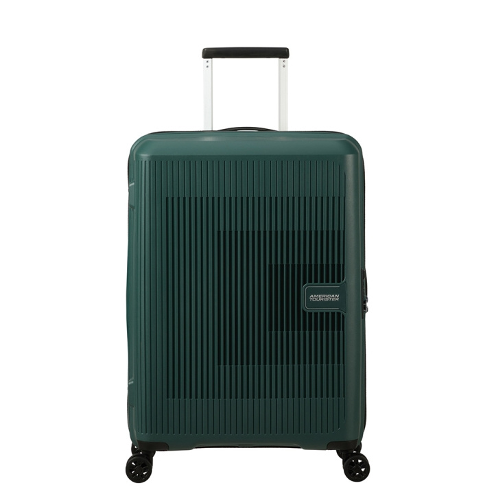 American Tourister Aerostep Spinner 67/24 Dark Forest ryhmässä URHEILU, VAPAA-AIKA JA HARRASTUS / Matkailutarvikkeet / Matkalaukut @ TP E-commerce Nordic AB (C49942)