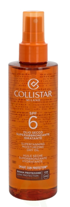 Collistar Supertanning Moisturizing Dry Oil SPF6 200 ml Speciale Abbronzatura Perfetta - Low Protection ryhmässä KAUNEUS JA TERVEYS / Ihonhoito / Rusketus / Aurinkosuoja @ TP E-commerce Nordic AB (C50038)