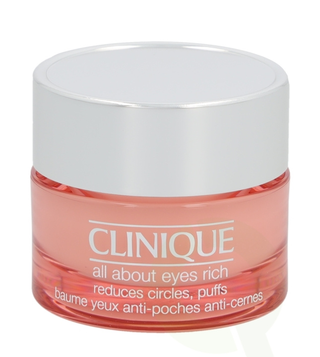 Clinique All About Eyes Rich 15 ml All Skin Types ryhmässä KAUNEUS JA TERVEYS / Ihonhoito / Kasvot / Silmät @ TP E-commerce Nordic AB (C50126)