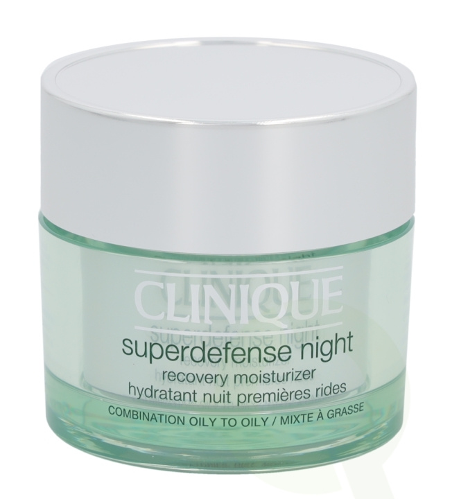 Clinique Superdefense Night Recovery Moisturizer 50 ml Combination Oily To Oily 3,4 ryhmässä KAUNEUS JA TERVEYS / Ihonhoito / Kasvot / Kasvovoide @ TP E-commerce Nordic AB (C50240)