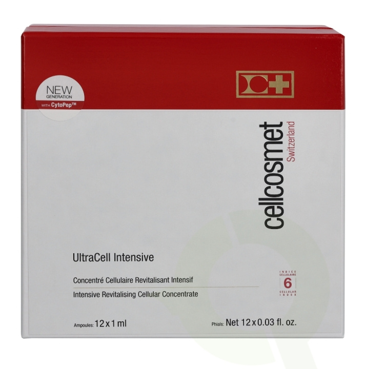 Cellcosmet Ultracell Intensive 12 ml 12x1 ml ryhmässä KAUNEUS JA TERVEYS / Ihonhoito / Kasvot / Seerumit iholle @ TP E-commerce Nordic AB (C50621)