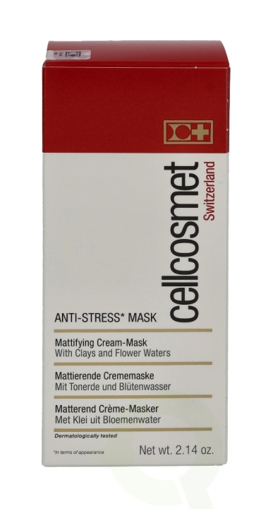 Cellcosmet Anti-Stress Mask 60 ml ryhmässä KAUNEUS JA TERVEYS / Ihonhoito / Kasvot / Naamiot @ TP E-commerce Nordic AB (C50622)