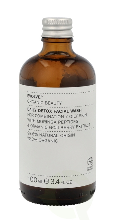 Evolve Beauty Evolve Daily Detox Facial Wash 100 ml For Combination /Oily Skin ryhmässä KAUNEUS JA TERVEYS / Ihonhoito / Kasvot / Kasvovoide @ TP E-commerce Nordic AB (C50892)