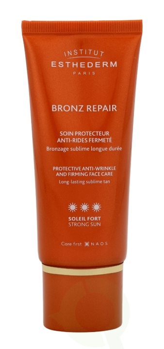 Esthederm Bronz Repair Protective Face Care - Strong 50 ml Anti-Wrinkle And Firming ryhmässä KAUNEUS JA TERVEYS / Ihonhoito / Rusketus / Aurinkosuoja @ TP E-commerce Nordic AB (C50906)