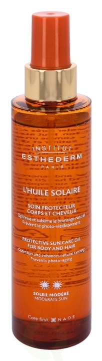 Esthederm Protective Sun Care Oil - Moderate 150 ml ryhmässä KAUNEUS JA TERVEYS / Ihonhoito / Rusketus / Aurinkosuoja @ TP E-commerce Nordic AB (C50910)