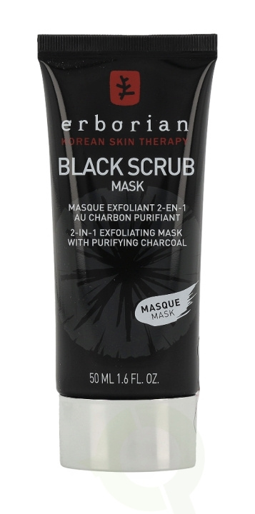 Erborian Black Scrub Mask 50 ml ryhmässä KAUNEUS JA TERVEYS / Ihonhoito / Kasvot / Kasvovoide @ TP E-commerce Nordic AB (C51277)