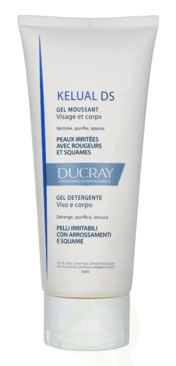 Ducray Kelual DS Foaming Gel 200 ml ryhmässä KAUNEUS JA TERVEYS / Ihonhoito / Kehon hoito / Vartalovoide @ TP E-commerce Nordic AB (C51345)