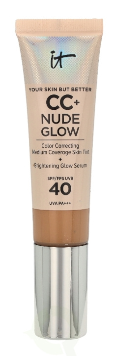 IT Cosmetics CC+ Nude Glow SPF40 32 ml Medium Tan ryhmässä KAUNEUS JA TERVEYS / Ihonhoito / Kasvot / Kasvovoide @ TP E-commerce Nordic AB (C51753)