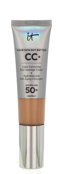 IT Cosmetics CC+ Color Corr. Full Coverage Cream SPF50 32 ml Neutral Medium ryhmässä KAUNEUS JA TERVEYS / Ihonhoito / Kasvot / Kasvovoide @ TP E-commerce Nordic AB (C51756)