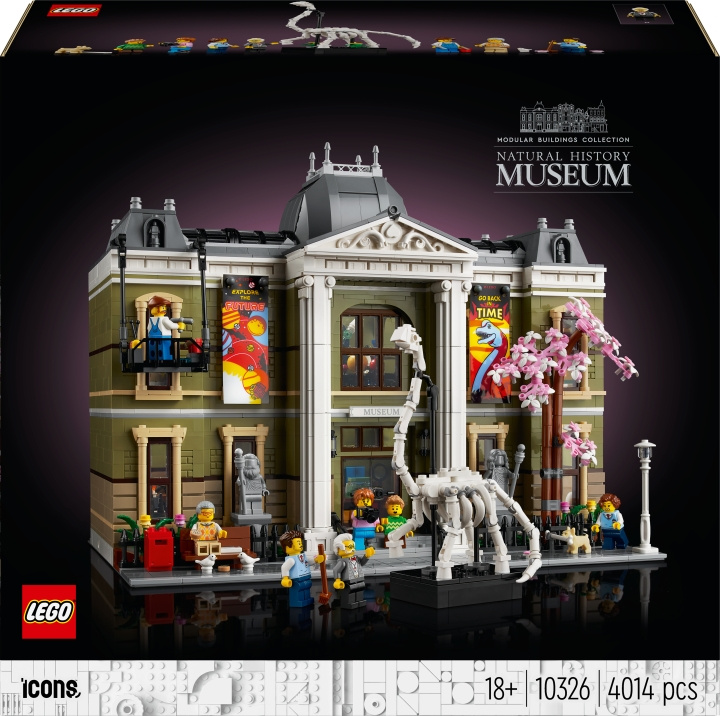 LEGO Icons 10326 - Luonnontieteellinen museo ryhmässä LELUT, TUOTTEET LAPSILLE JA VAUVOILLE / Leikkikalut, Askartelu &Pelit / Rakennuslelut / Lego @ TP E-commerce Nordic AB (C52128)