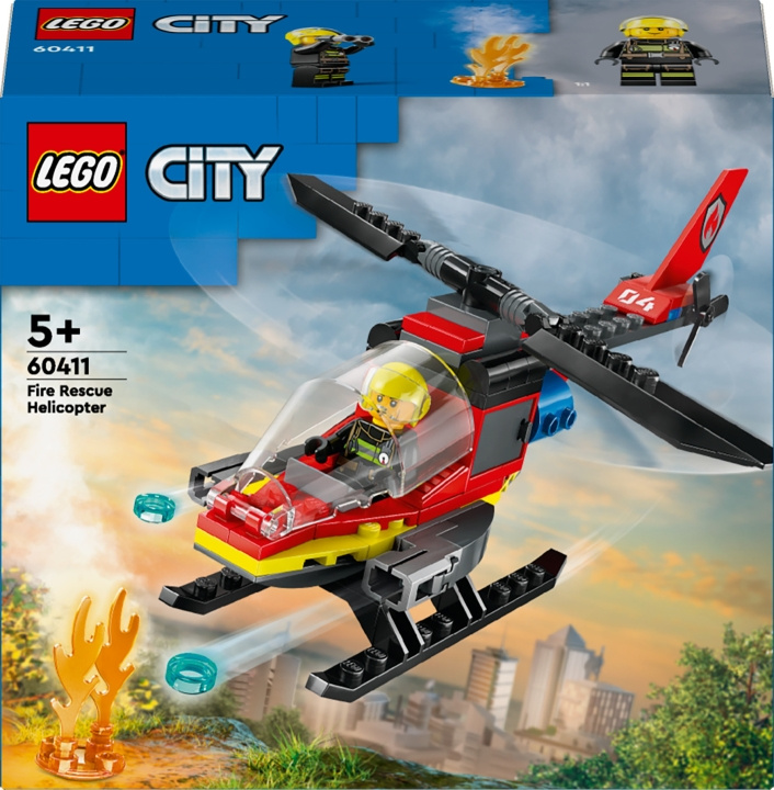 LEGO City Fire 60413 - Palokunnan pelastuslentokone ryhmässä LELUT, TUOTTEET LAPSILLE JA VAUVOILLE / Leikkikalut, Askartelu &Pelit / Rakennuslelut / Lego @ TP E-commerce Nordic AB (C52218)