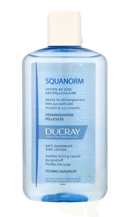 Ducray Squanorm Anti-Dandruff Zinc Lotion 200 ml ryhmässä KAUNEUS JA TERVEYS / Hiukset &Stailaus / Hiustenhoito / Hoitoainesuihke/kuuri @ TP E-commerce Nordic AB (C52293)