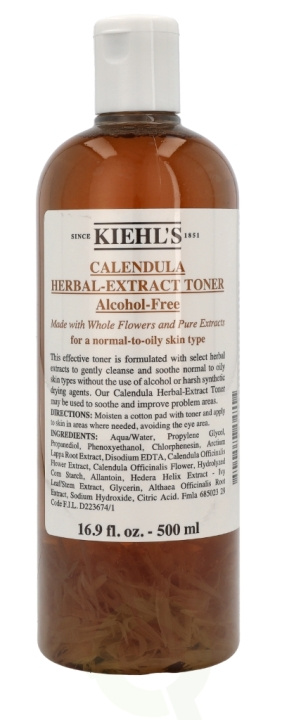 Kiehls Kiehl\'s Calendula Herbal Extract Toner 500 ml ryhmässä KAUNEUS JA TERVEYS / Ihonhoito / Kasvot / Kasvovesi ja Facemist @ TP E-commerce Nordic AB (C52439)