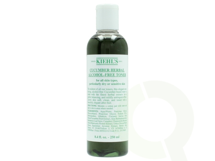 Kiehls Kiehl\'s Cucumber Herbal Alcohol Free Toner 250 ml For All Skin Types ryhmässä KAUNEUS JA TERVEYS / Ihonhoito / Kasvot / Kasvovesi ja Facemist @ TP E-commerce Nordic AB (C52463)