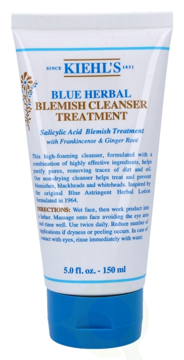 Kiehls Kiehl\'s Blue Herbal Gel Cleanser 150 ml ryhmässä KAUNEUS JA TERVEYS / Ihonhoito / Kasvot / Puhdistus @ TP E-commerce Nordic AB (C52475)