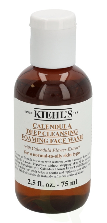 Kiehls Kiehl\'s Calendula Deep Cleansing Foaming Face Wash 75 ml For A Normal-To-Oily Skin Type ryhmässä KAUNEUS JA TERVEYS / Ihonhoito / Kasvot / Puhdistus @ TP E-commerce Nordic AB (C52477)