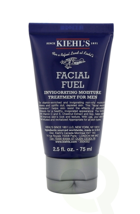 Kiehls Kiehl\'s Men Facial Fuel Energizing Moisture Treatment 75 ml For All Skin Types ryhmässä KAUNEUS JA TERVEYS / Ihonhoito / Kasvot / Kasvovoide @ TP E-commerce Nordic AB (C52483)