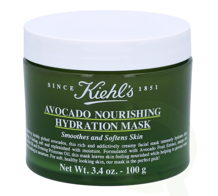 Kiehls Kiehl\'s Avocado Nourishing Hydration Mask 100 gr Smoothes And Softens Skin ryhmässä KAUNEUS JA TERVEYS / Ihonhoito / Kasvot / Naamiot @ TP E-commerce Nordic AB (C52502)