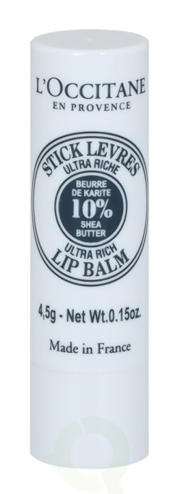 L\'Occitane Shea Butter Lip Balm Stick 4.5 gr Ultra Rich ryhmässä KAUNEUS JA TERVEYS / Meikit / Huulet / Huulivoide @ TP E-commerce Nordic AB (C52528)