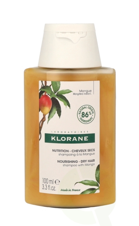 Klorane Nourishing Shampoo With Mango Butter 100 ml Dry Hair ryhmässä KAUNEUS JA TERVEYS / Hiukset &Stailaus / Hiustenhoito / Shampoo @ TP E-commerce Nordic AB (C52644)