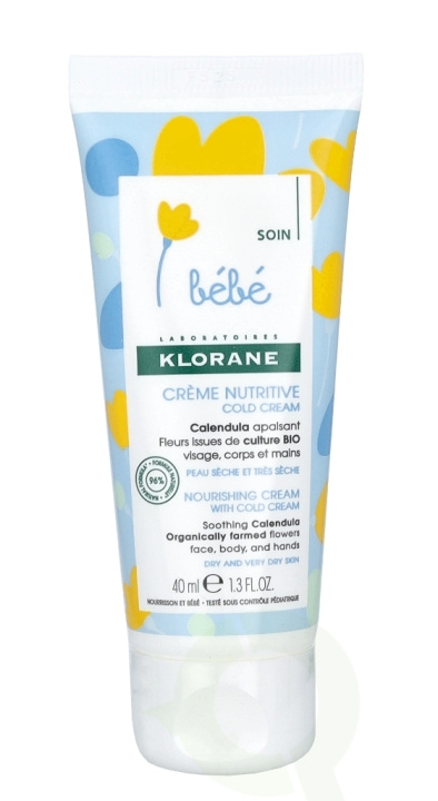 Klorane Bebe Nutritive Cream - Cold Cream 40 ml ryhmässä LELUT, TUOTTEET LAPSILLE JA VAUVOILLE / Vauvatuotteet / Hoito ja hygienia @ TP E-commerce Nordic AB (C52648)