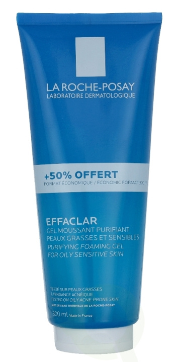 La Roche-Posay LRP Effaclar Purifying Foaming Gel 300 ml For Oily Sensitive Skin ryhmässä KAUNEUS JA TERVEYS / Ihonhoito / Kasvot / Puhdistus @ TP E-commerce Nordic AB (C52816)