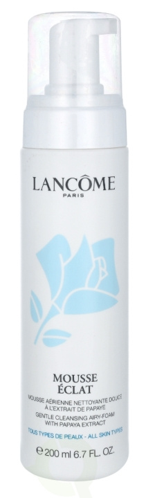 Lancome Mousse Eclat-Airy Foam 200 ml All Skin Types ryhmässä KAUNEUS JA TERVEYS / Ihonhoito / Kasvot / Puhdistus @ TP E-commerce Nordic AB (C52941)