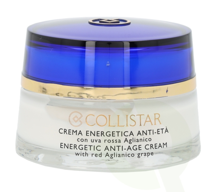 Collistar Energetic Anti-Age Cream 50 ml With Red Aglianico Grape ryhmässä KAUNEUS JA TERVEYS / Ihonhoito / Kasvot / Anti-age-voide @ TP E-commerce Nordic AB (C53230)