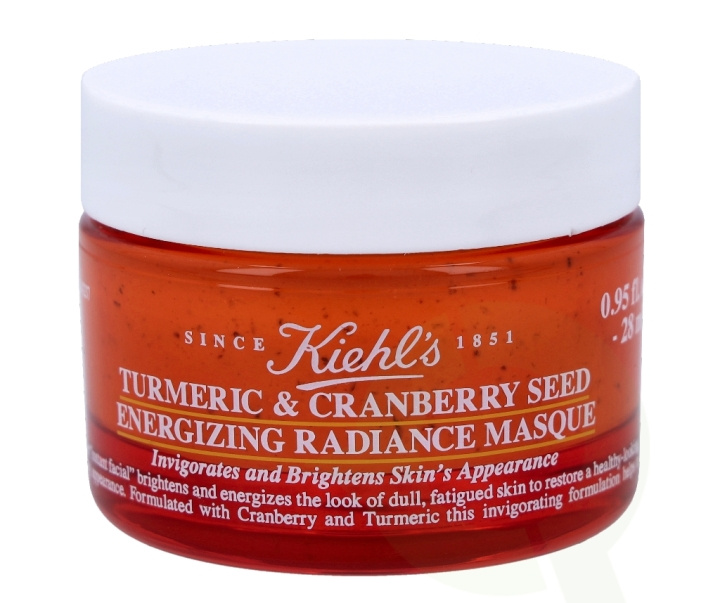 Kiehls Kiehl\'s Turmeric & Cranberry Seed Energizing Radiance Masks 28 ml ryhmässä KAUNEUS JA TERVEYS / Ihonhoito / Kasvot / Naamiot @ TP E-commerce Nordic AB (C53243)