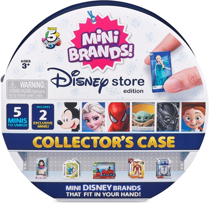 5 Surprise Disney Store Mini Brands Collectors -kotelo ryhmässä LELUT, TUOTTEET LAPSILLE JA VAUVOILLE / Leikkikalut, Askartelu &Pelit / Lelut @ TP E-commerce Nordic AB (C53289)