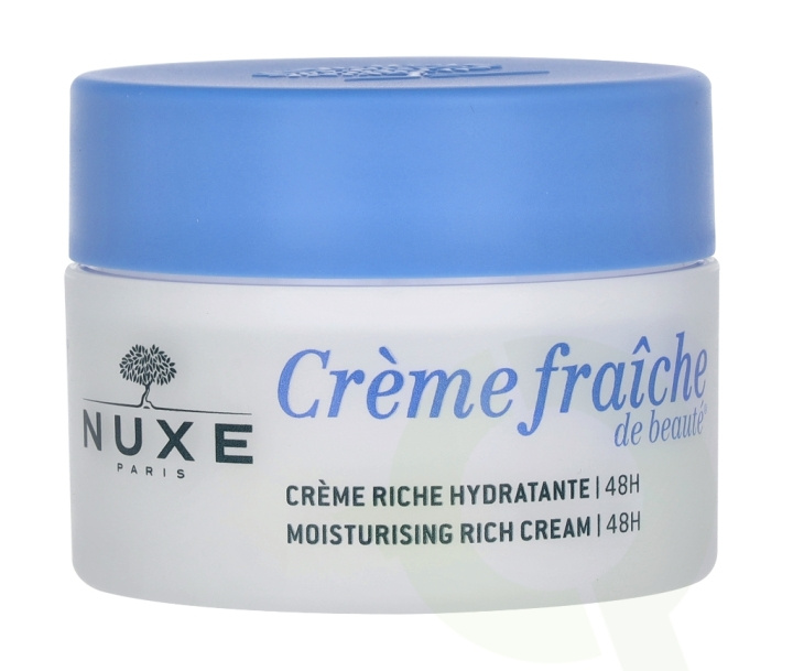 Nuxe Creme Fraiche De Beaute 48H Moisturising Rich Cream 50 ml Skin Dry ryhmässä KAUNEUS JA TERVEYS / Ihonhoito / Kasvot / Kasvovoide @ TP E-commerce Nordic AB (C54280)