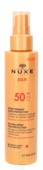 Nuxe Sun Melting Spray High Protection SPF50 150 ml ryhmässä KAUNEUS JA TERVEYS / Ihonhoito / Rusketus / Aurinkosuoja @ TP E-commerce Nordic AB (C54292)