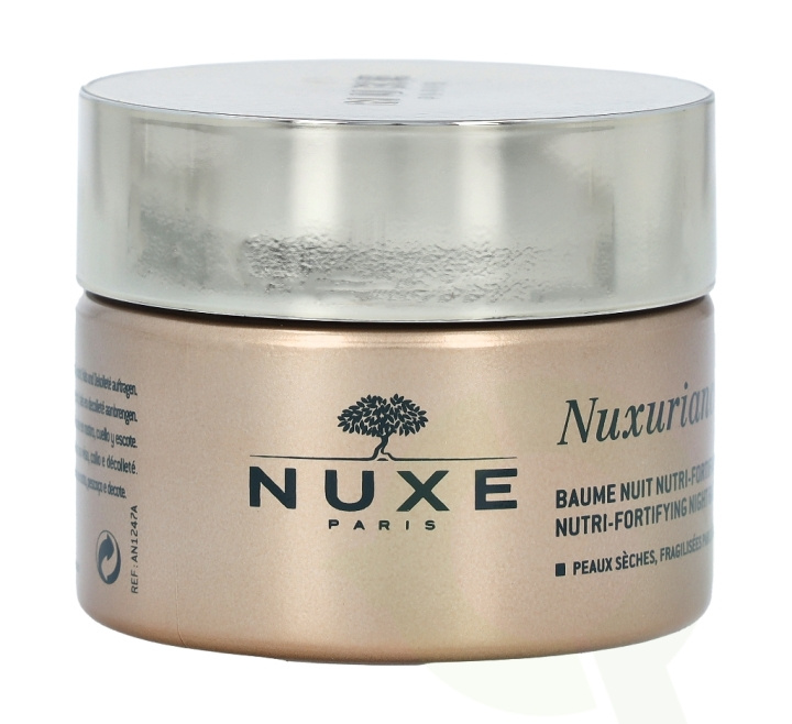 Nuxe Nuxuriance Gold Nutri-Fortifying Night Balm 50 ml Ultimate Anti-Aging, Dry Skin, Weakened By Age. ryhmässä KAUNEUS JA TERVEYS / Ihonhoito / Kasvot / Yövoide @ TP E-commerce Nordic AB (C54308)