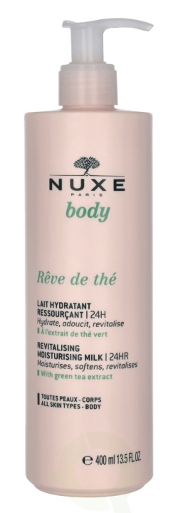 Nuxe Body Reve De The Revitalizing Moisturising Milk 24HR 400 ml All Skin Types ryhmässä KAUNEUS JA TERVEYS / Ihonhoito / Kehon hoito / Vartalovoide @ TP E-commerce Nordic AB (C54323)