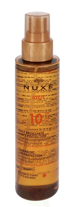 Nuxe Sun Tanning Oil for Face and Body SPF10 150 ml ryhmässä KAUNEUS JA TERVEYS / Ihonhoito / Rusketus / Aurinkosuoja @ TP E-commerce Nordic AB (C54334)