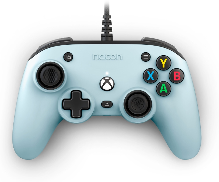 Nacon Pro Compact trådbunden spelkontroll, ljusblå, Xbox / PC ryhmässä KODINELEKTRONIIKKA / Pelikonsolit & Tarvikkeet / Xbox Series X @ TP E-commerce Nordic AB (C54623)