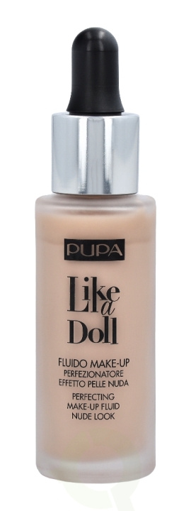 Pupa Milano Pupa Pupa Like A Doll Perfecting Make-Up Fluid SPF15 30 ml #010 Porcelain ryhmässä KAUNEUS JA TERVEYS / Meikit / Meikit Kasvot / Meikkivoide @ TP E-commerce Nordic AB (C54814)