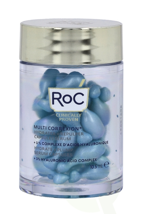 ROC Multi Correxion Hydrate & Plump Serum Capsules 10.5 ml 30x0,35ml ryhmässä KAUNEUS JA TERVEYS / Ihonhoito / Kasvot / Seerumit iholle @ TP E-commerce Nordic AB (C55005)