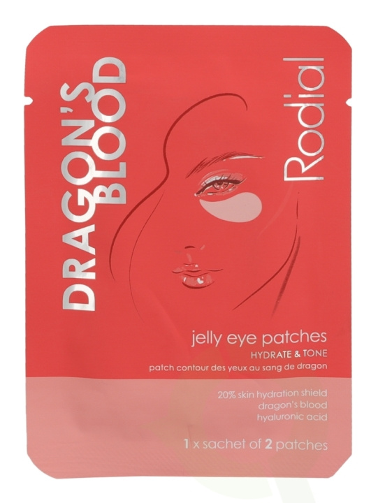 Rodial Dragon\'s Blood Jelly Eye Patche 3 gr ryhmässä KAUNEUS JA TERVEYS / Ihonhoito / Kasvot / Silmät @ TP E-commerce Nordic AB (C55051)