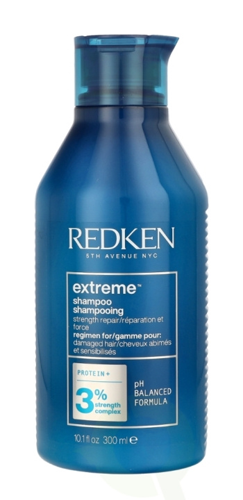 Redken Extreme Shampoo 300 ml For Damaged Hair ryhmässä KAUNEUS JA TERVEYS / Hiukset &Stailaus / Hiustenhoito / Shampoo @ TP E-commerce Nordic AB (C55125)